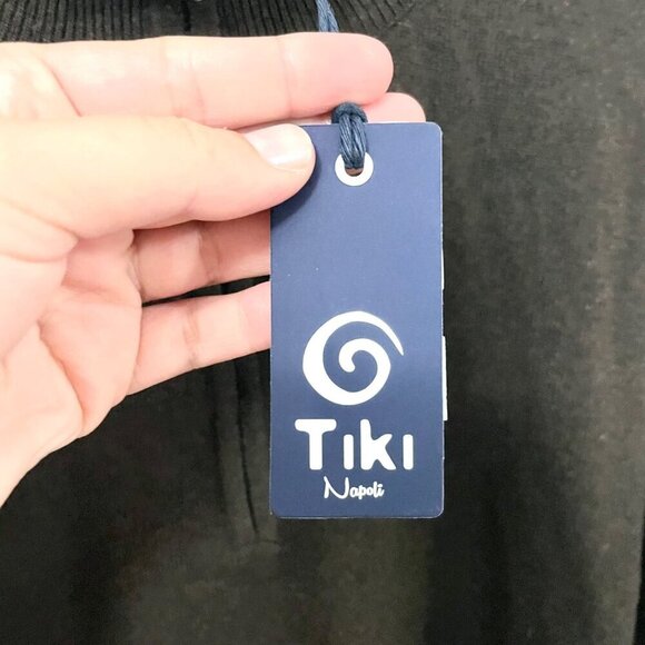 NWT Tiki Napoli Brown 1/4 Zip Wool Cashmere Blend Sweater TK1006 IT 54 Size L - Picture 5 of 9